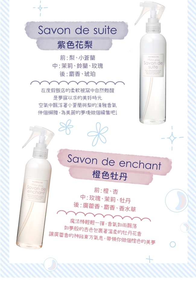 SAVON & CO. 紫色花梨衣物環境清新噴霧250mlX2入| 其他品牌| Yahoo奇摩