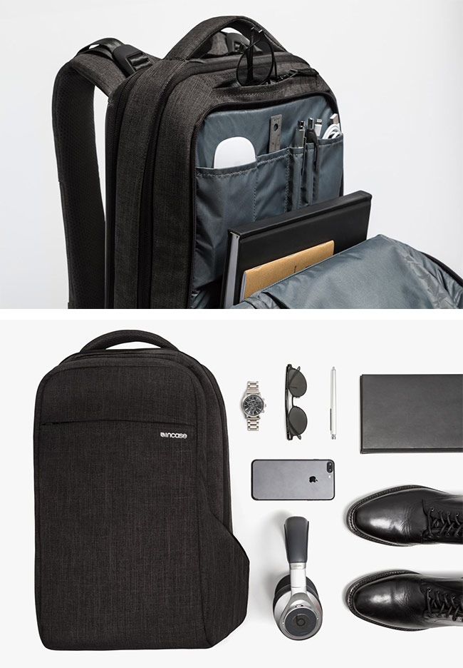 Incase ICON Backpack 15吋 雙層筆電後背包 (石墨黑)