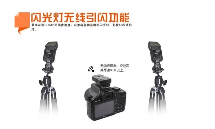 PIXEL品色Canon閃光燈離閃器(含無線電快門遙控器)Pawn TF-361