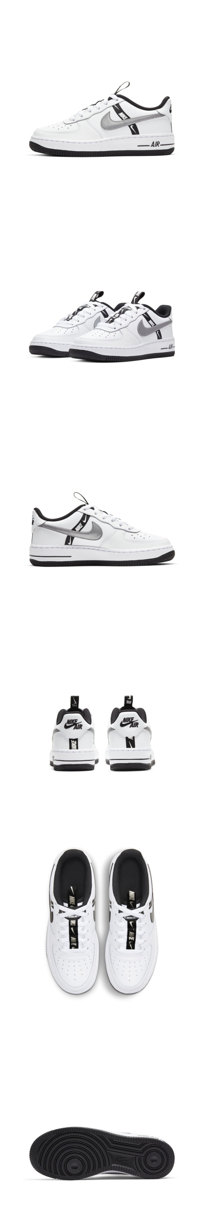 Nike Air Force 1 LV8 GS KSA White Black CT4683100 