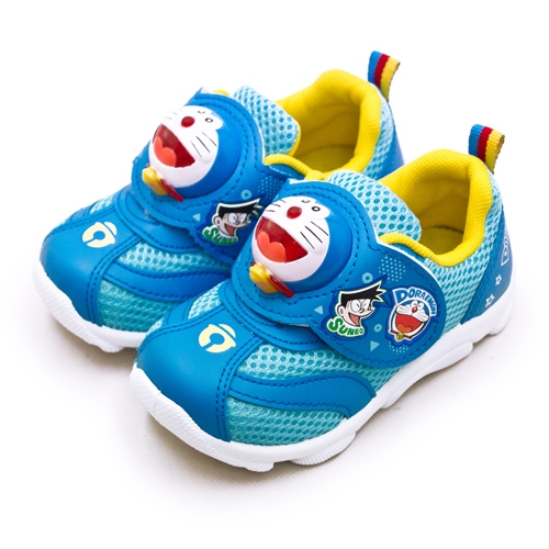Doraemon 哆啦A夢 面具殼兒童電燈運動鞋 藍 90706
