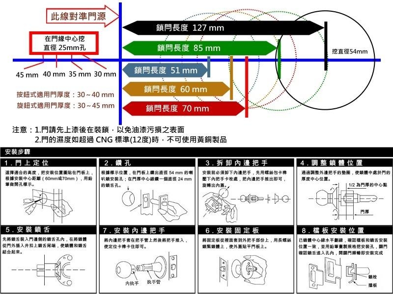 LX010 通用型鎖舌（裝置距離 85mm）喇叭鎖鎖舌 握把鎖舌 單舌 鎖心 鎖芯 房門鎖