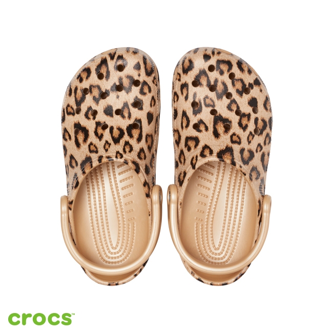 Crocs 卡駱馳 (中性鞋) 經典豹紋印花克駱格 205838-98R