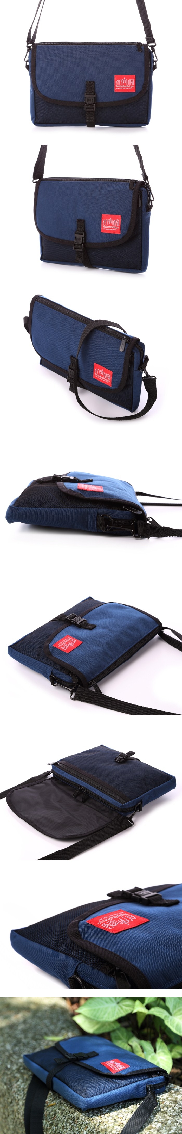 美國Manhattan Portage。雷德胡克肩背包(M)。MP1108-NVY(藍)