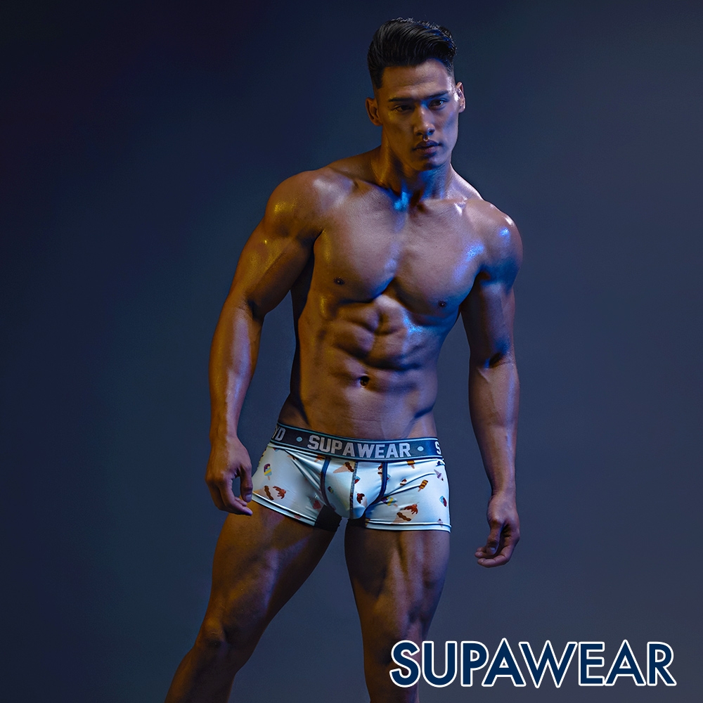 SUPAWEAR 美味系列超彈性型男四角內褲(早午餐)