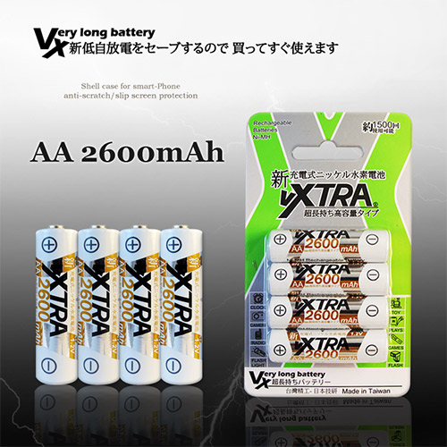 VXTRA飛創 8通道 智慧型急速充電器+3號電池低自放8顆