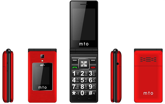 MTO M68s 4G雙螢幕折疊式手機