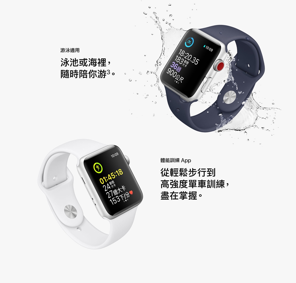 《福利品》Apple Watch Nike+ Series 3太空灰色鋁金屬錶殼-42mm