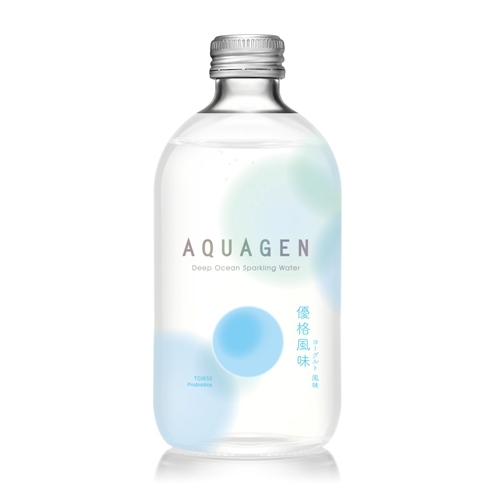 【AQUAGEN】海洋深層氣泡水-益生菌優格風味(330mlx24瓶/箱)