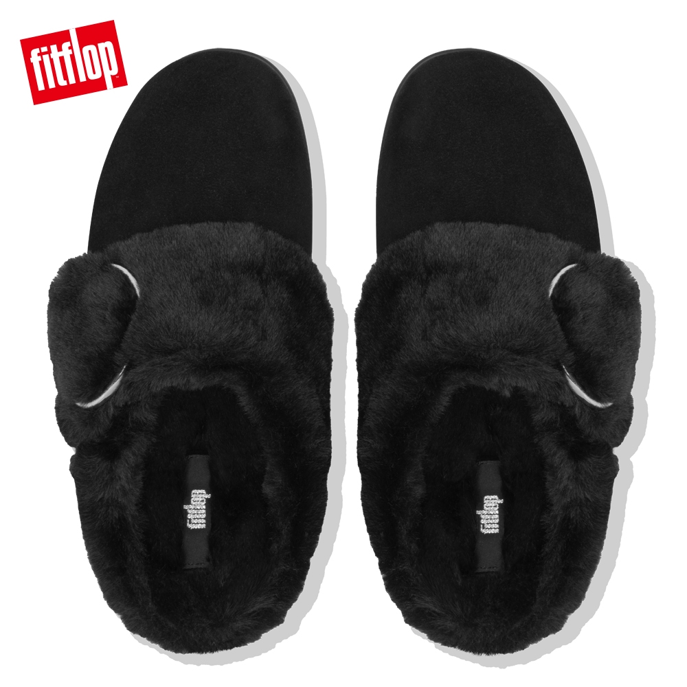 FitFlop TILDA BUCKLE SLIPPERS 便鞋 靚黑色