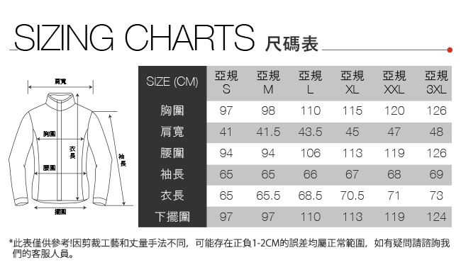 男款黑色防風防潑水外套 