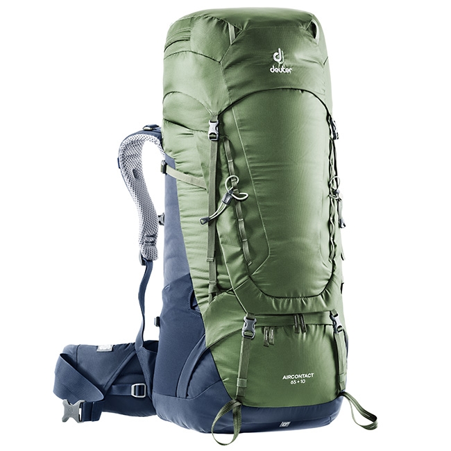 【德國DEUTER】AIRCONTACT 65+10L拔熱透氣登山背包3320519橄欖綠