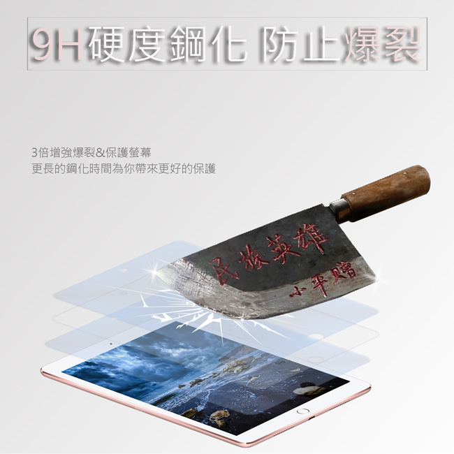 LUCCIDA Apple iPad Pro / Air (10.5吋) 9H防爆玻璃貼