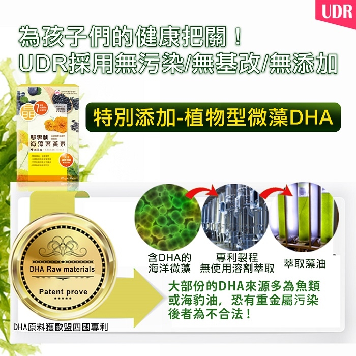 【買一送一】UDR雙專利海藻葉黃素EX強效版(即期品 / 效期：2020.1.5)