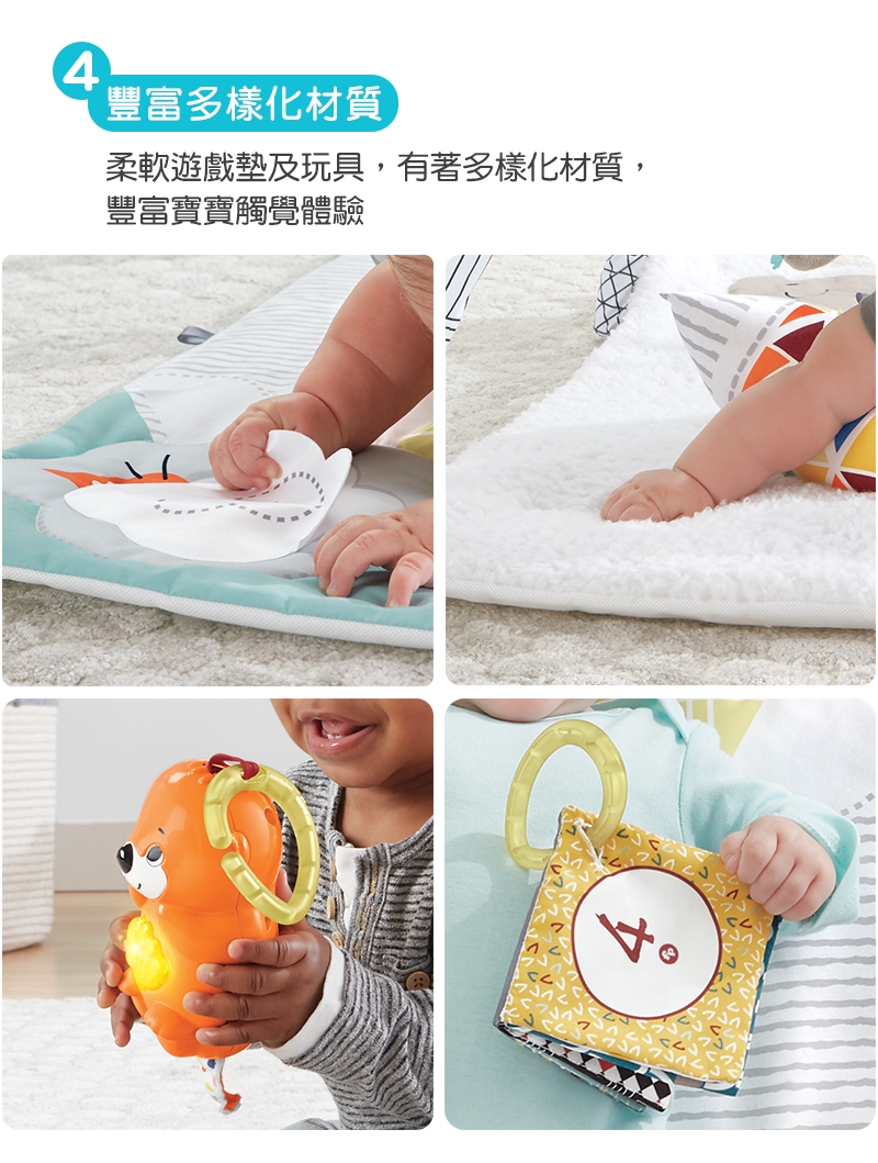 奇哥 Fisher-Price 費雪 感官訓練可愛動物健身器