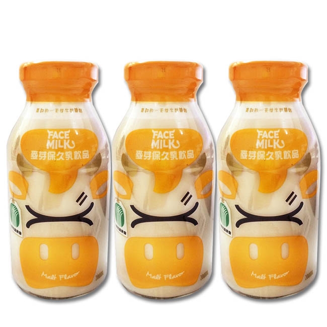 台農乳品 麥芽保久乳1箱(24瓶/箱;200ml/瓶)