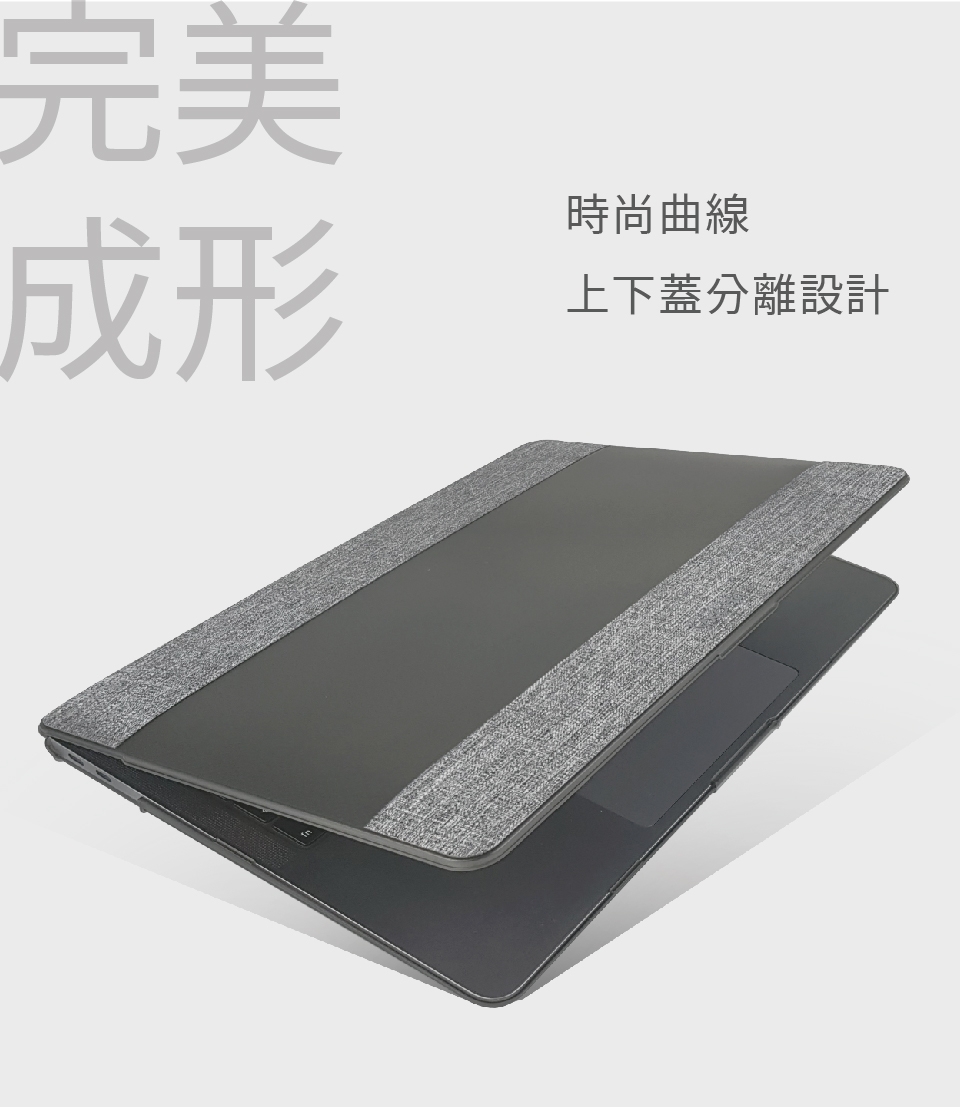 Proxa MacBook Air Retina 13吋 2018 舞龍布透明殼保護殼(太空灰)