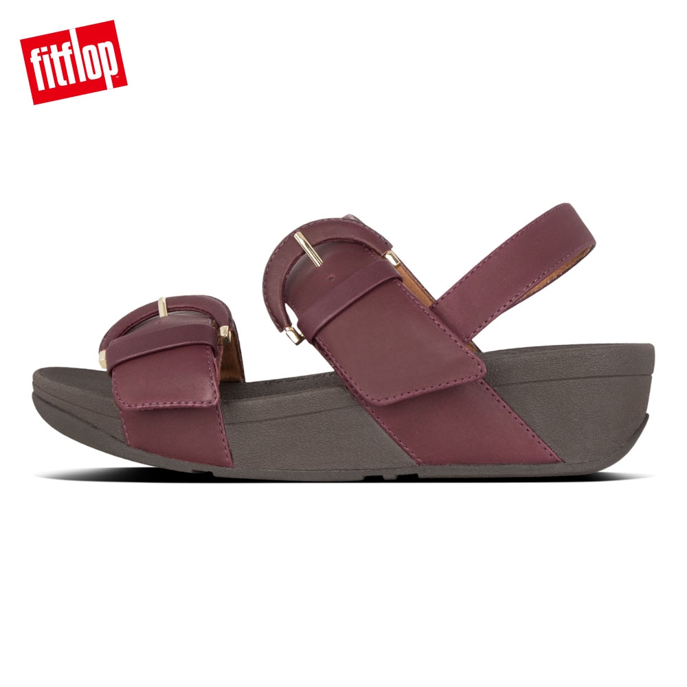 FitFlop AMALITA BUCKLE BACK STRAP SANDALS深莓