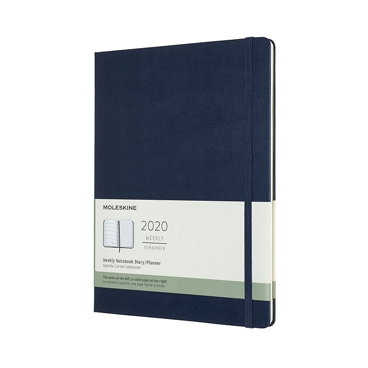 MOLESKINE 2020經典週記手帳12M(XL型) -黑