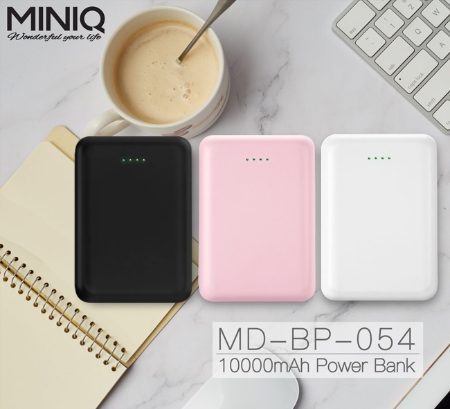 MINIQ 10000 俏皮方塊饅頭 雙USB行動電源 移動電源