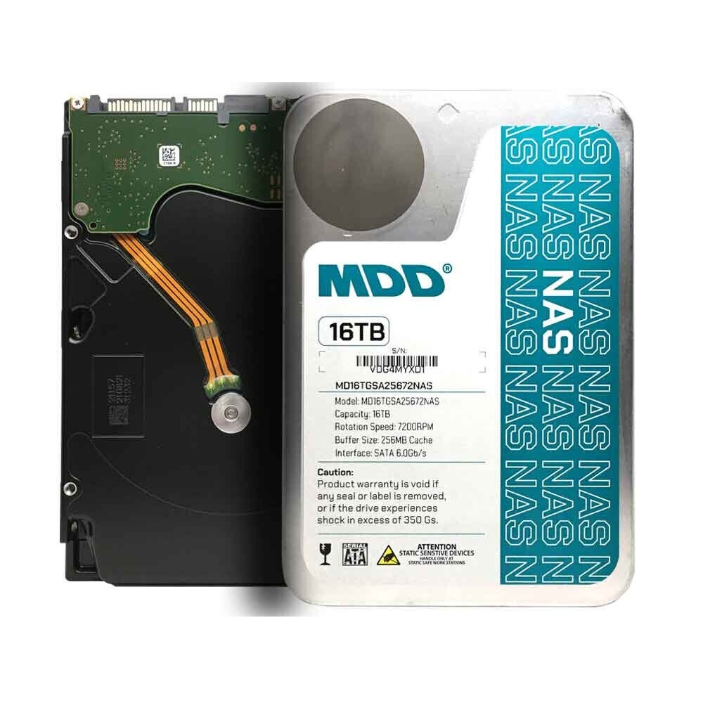 16TBModel MD16TGSA25672NCapacity 16TBRotation Speed 7200RPMBuffer Size 256MB CacheInterface SATA /sCautionProduct warranty is  any seal or label is removedor if the drive experiencesshock in excess of 350   N NAS NAS NAS NAS NAS NAS NAS NAS NAS NAS NAS NAS NAS N