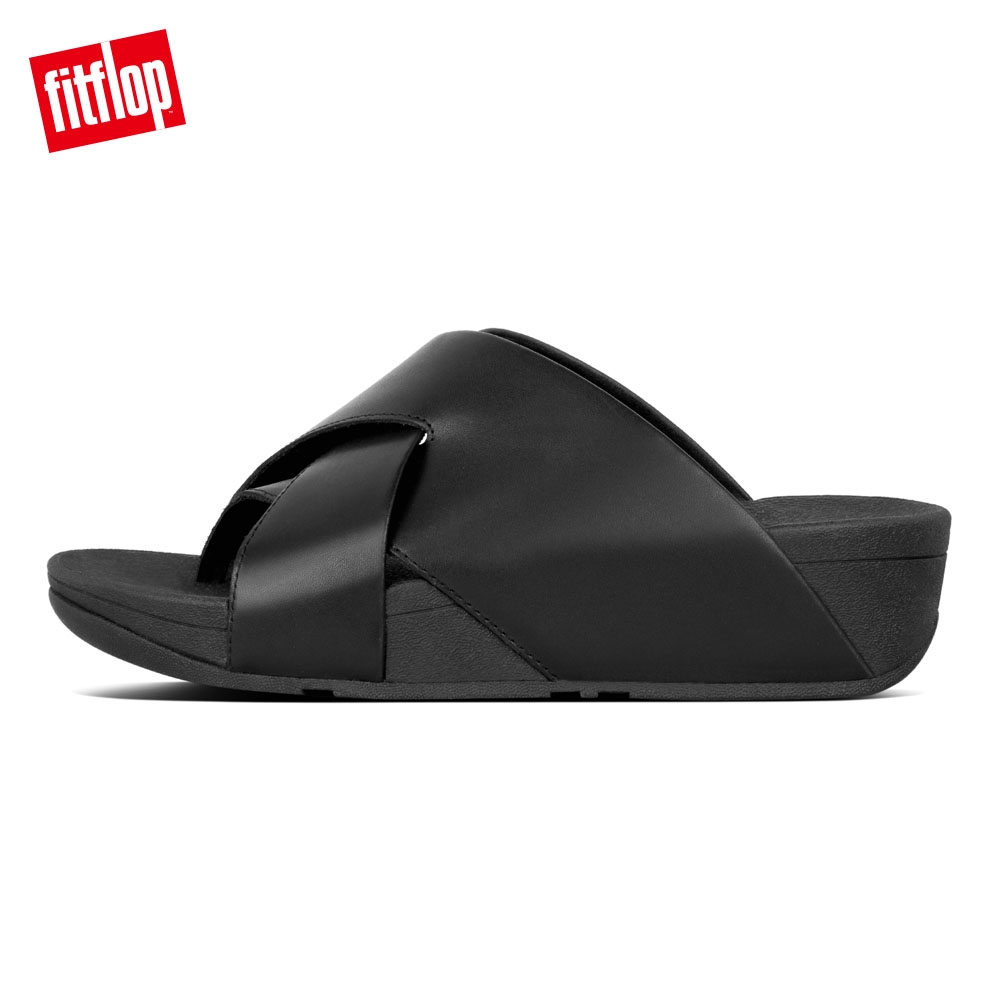 FitFlop MOCCA NOVAWEAVE TOE THONGS 黑色