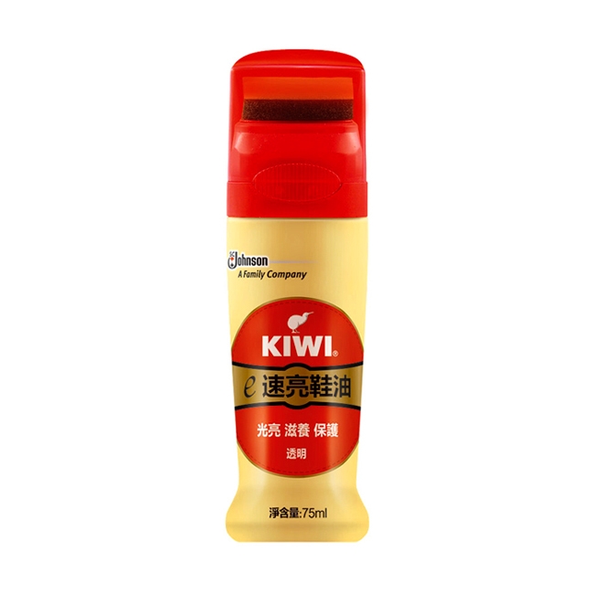 奇偉KIWI e速亮鞋油-透明75ml