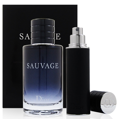 Dior Sauvage 曠野之心男性淡香水禮盒100ml+10ml隨身瓶禮盒組(法國進口