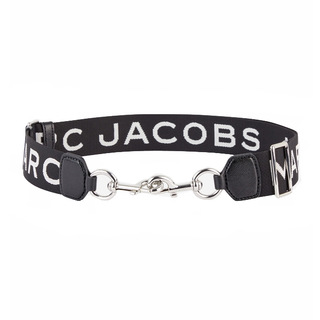 MARC JACOBS 字母LOGO帆布寬版背帶