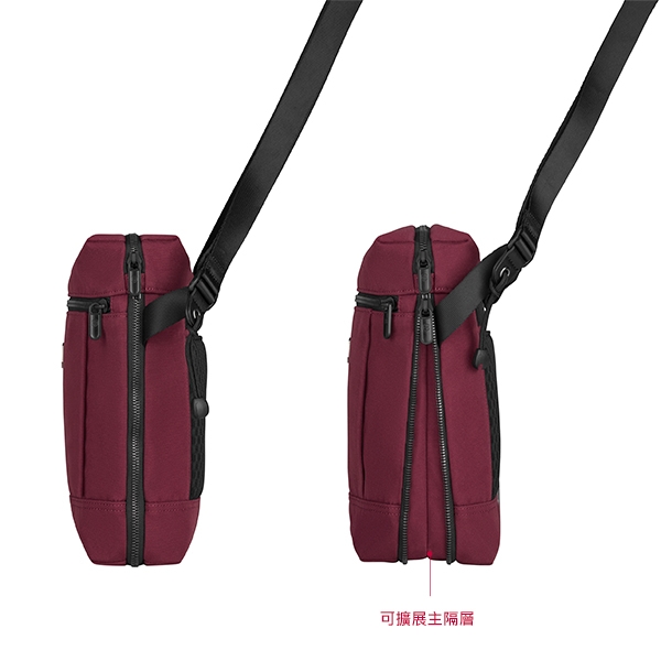 VICTORINOX瑞士維氏 Lifestyle Accessory 側背包-酒紅