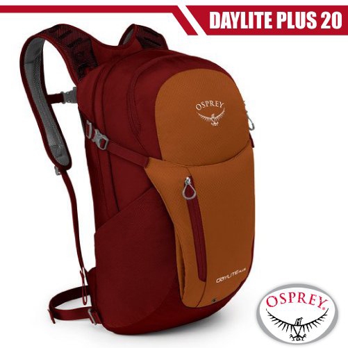 OSPREY 新款 Daylite Plus 20L 超輕多功能隨身背包_岩漿橘 R