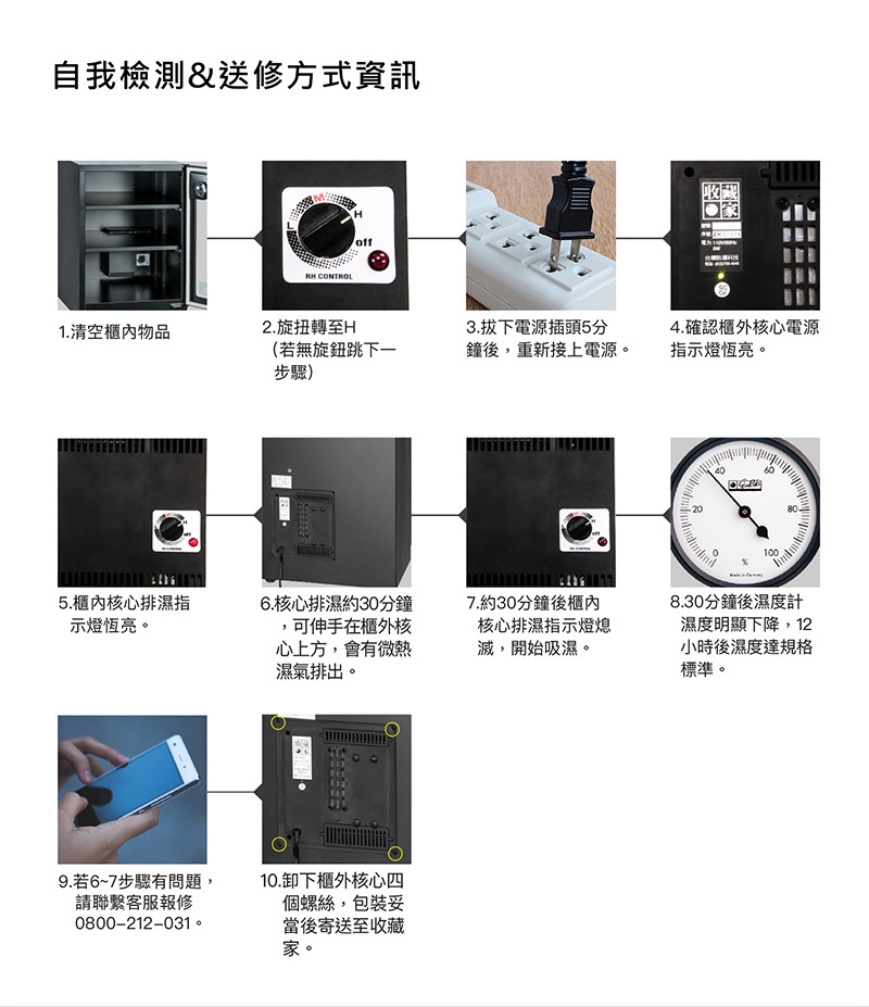 收藏家暢銷經典型125公升電子防潮箱 ADL-122N