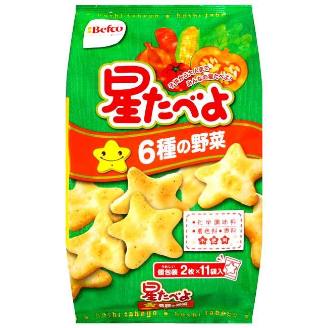栗山 星星米果-蔬菜風味(75.9g)