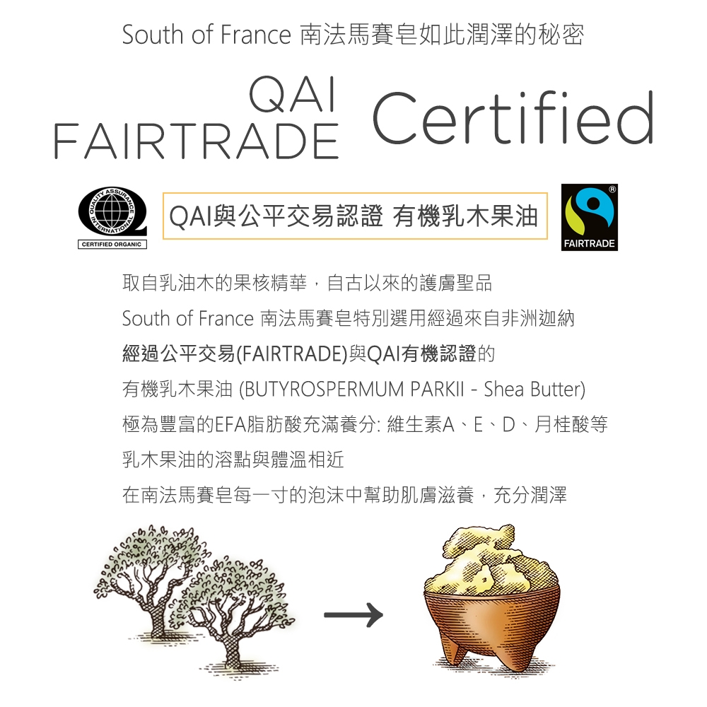 South of France 南法馬賽皂 170g x3入(盒損品)