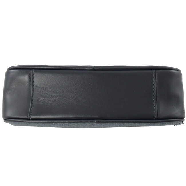 MICHAEL KORS CROSSBODIES 單寧拼接斜背小方包(藍)