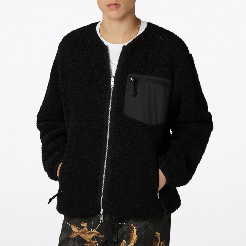 converse utility reversible sherpa jacket