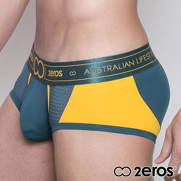 2EROS 絕代系列-超彈性透氣型男四角內褲(綠色)