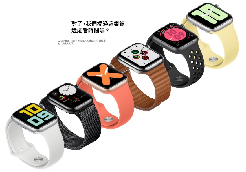 Apple Watch S5 NIKE GPS版 44mm 鋁錶殼配運動錶帶