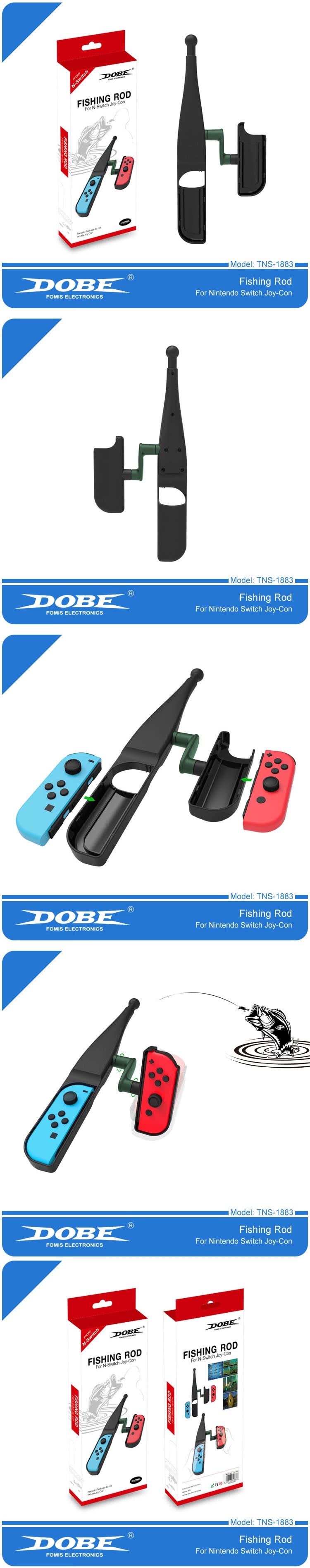 DOBE Fishing Rod for Nintendo Switch