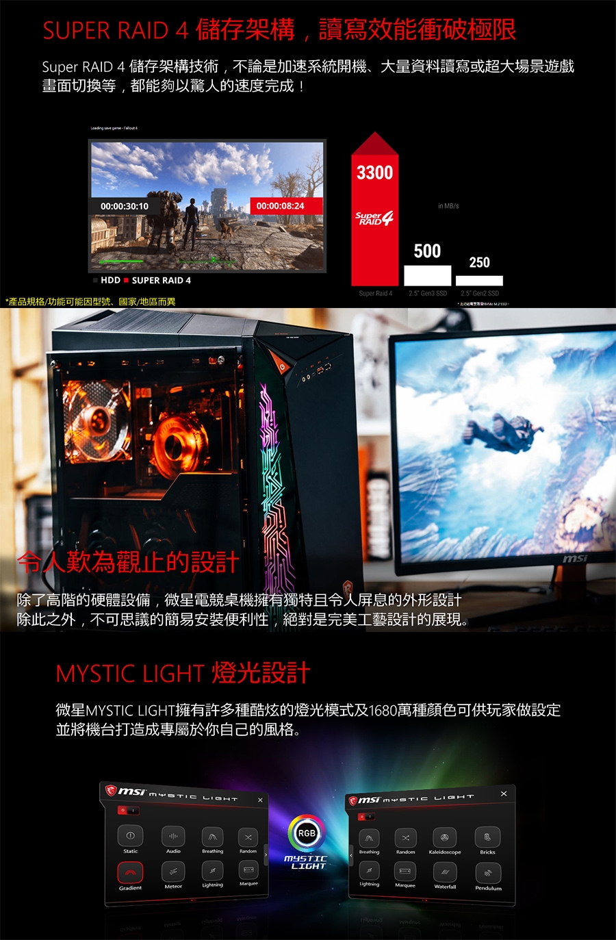 MSI微星 Infinite X Plus-485電競電腦i9-9900KF/2080Ti