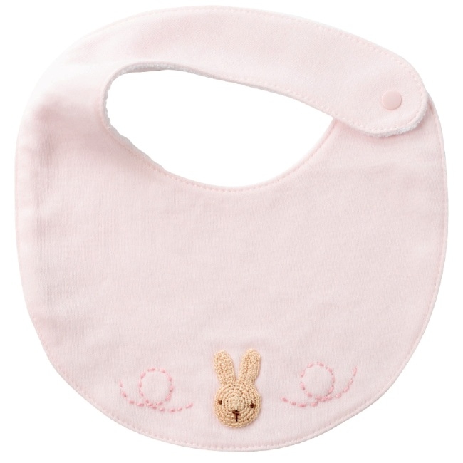 【妖精之森】嬰兒圍兜口水巾-小兔