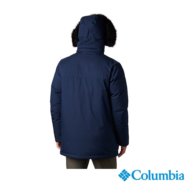 Columbia 哥倫比亞 男款- Omni TECH防水鋁點保暖羽絨外套-深藍