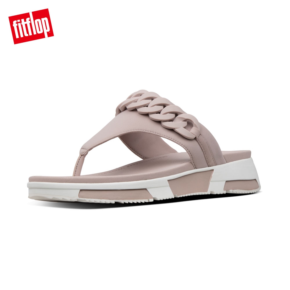 FitFlop HEDA CHAIN TOE THONGS運動風夾腳涼鞋 貂褐色