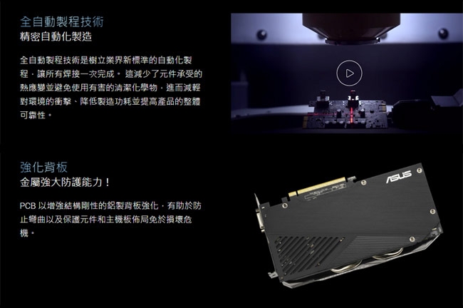 ASUS華碩 DUAL GTX1660S O6G EVO 顯示卡