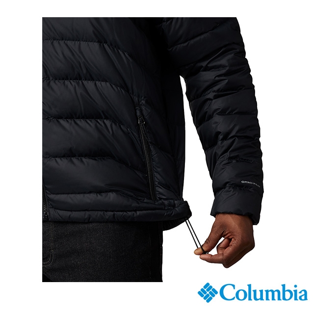 Columbia 哥倫比亞 男款- Omni HEAT 鋁點保暖羽絨外套-黑色