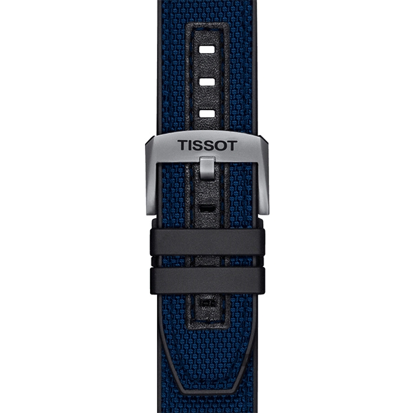TISSOT 天梭 T-RACE 計時機械錶-藍/45mm