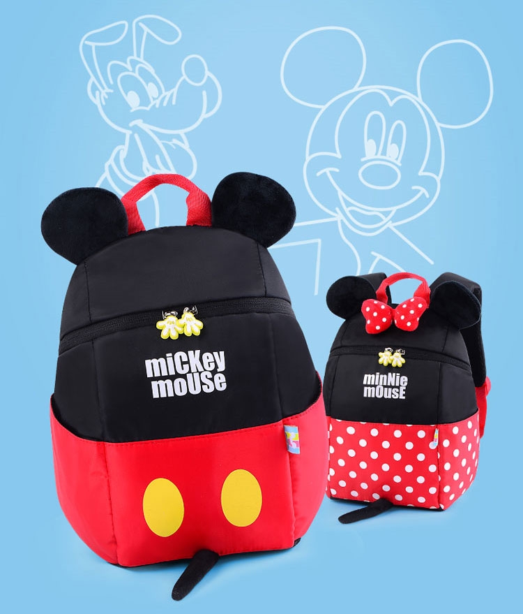 【優貝選】迪士尼 可愛米奇米妮造型後背包 幼童背包