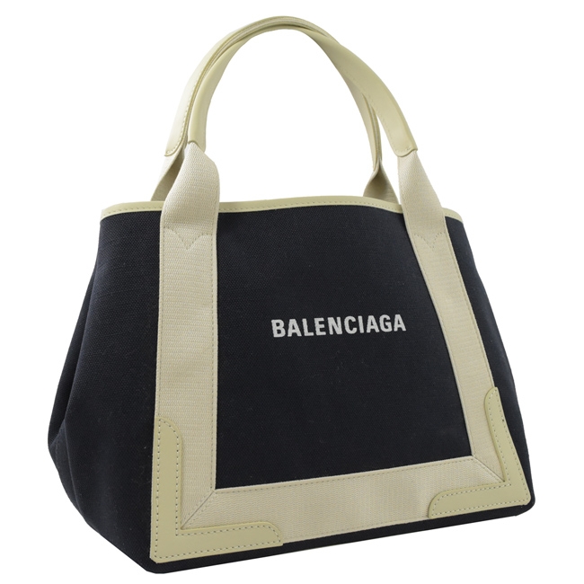 BALENCIAGA NAVY 簡約款手提帆布包(深藍)