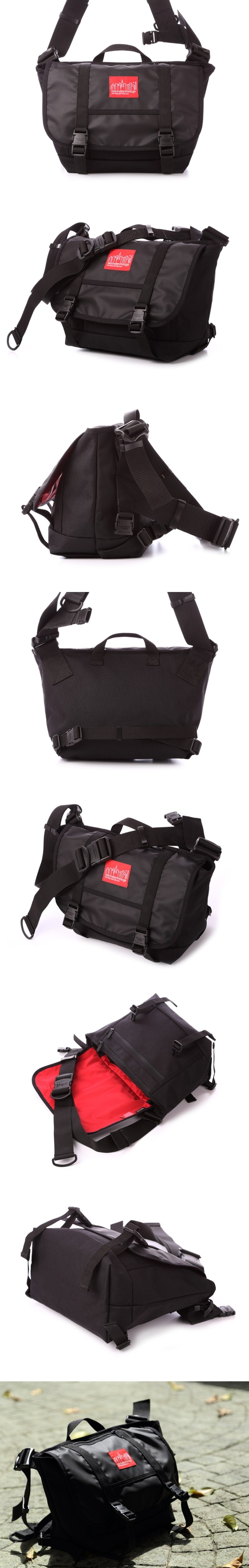 美國Manhattan Portage。紐約時刻郵差包(M)。MP1624-BLK(黑)