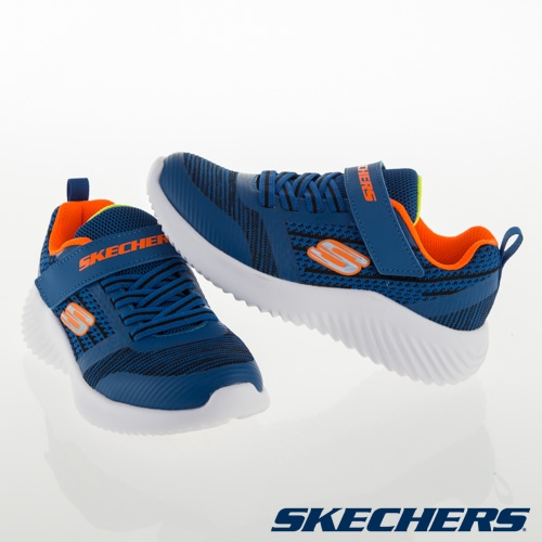 SKECHERS 男童系列 BOUNDER - 98302LBLBK